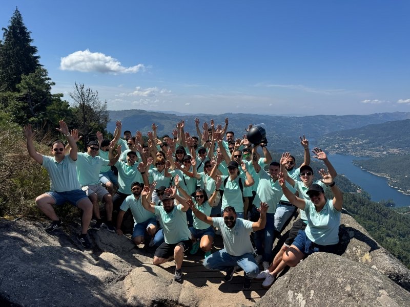 Equipa da Leirivedante no Gerês